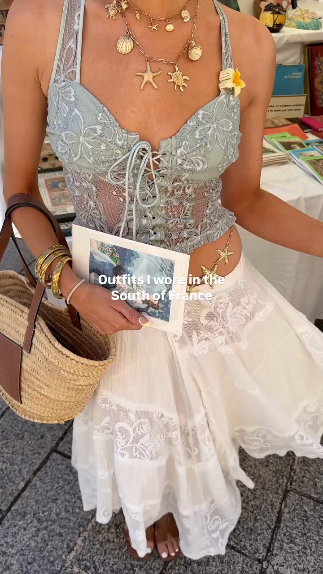 South of France outfit lineup 🤍🍋🦋☀️