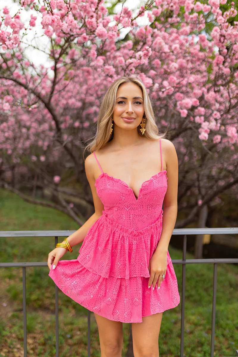 BuddyLove | Sissy Lace Mini Dress | Morning Glory | BuddyLove