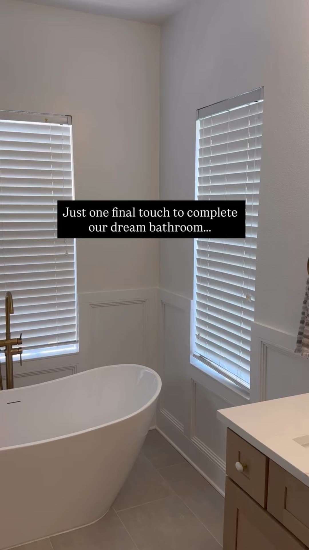 ✨ The finishing touch on our primary bathroom remodel/redesign and I couldn’t be happier! Replacing the blinds with these custom Roman shades from @curtarra_curtains completely elevated the room in the best way. 

Details for the ones we chose:

🖤 Gary Linen Look 100% Blackout Roman Shades
🩶 Color: White Ash (Grayish white)
🔩 Mount type: Inside

I was a little intimidated about measuring correctly but they gave simple instructions that made it so easy to get it right! The OTHER best part is that you can get the custom, designer look without paying designer prices 👏 

Use my code HG12 at checkout for 22% off! 

#curtarralife #curtarrashades #customshades #blackoutromanshades #romanshades #blackoutshades #primarybathroomdesign #primarybathroom #primarybath #bathroomremodel #bathroomdecor