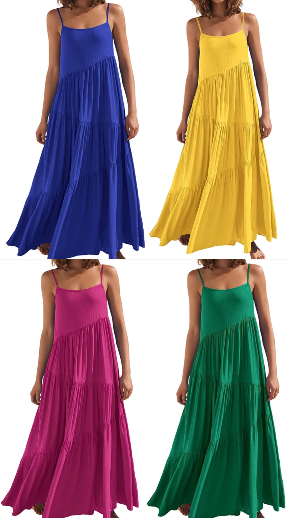 Favorite Amazon dress! Adjustable straps, not see through, and flattering angular lines + flowy silhouette.
I SIZE down to a small. 
25 colors!


#LTKxPrimeDay #LTKtravel #LTKunder50