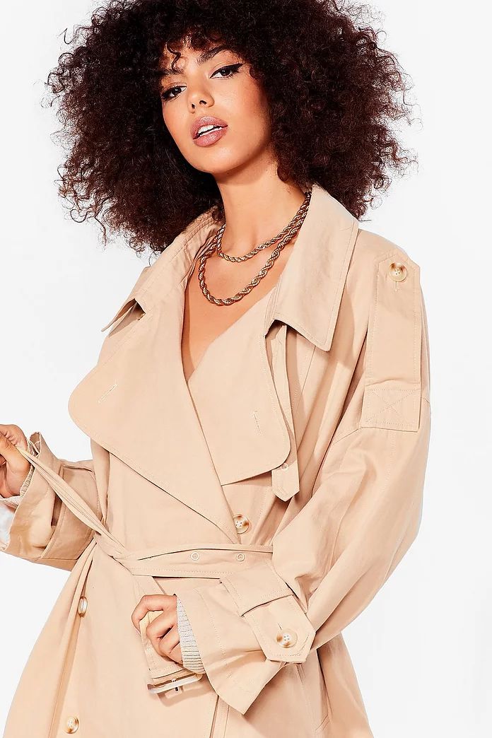Take Cover Longline Trench Coat | Nasty Gal (US)