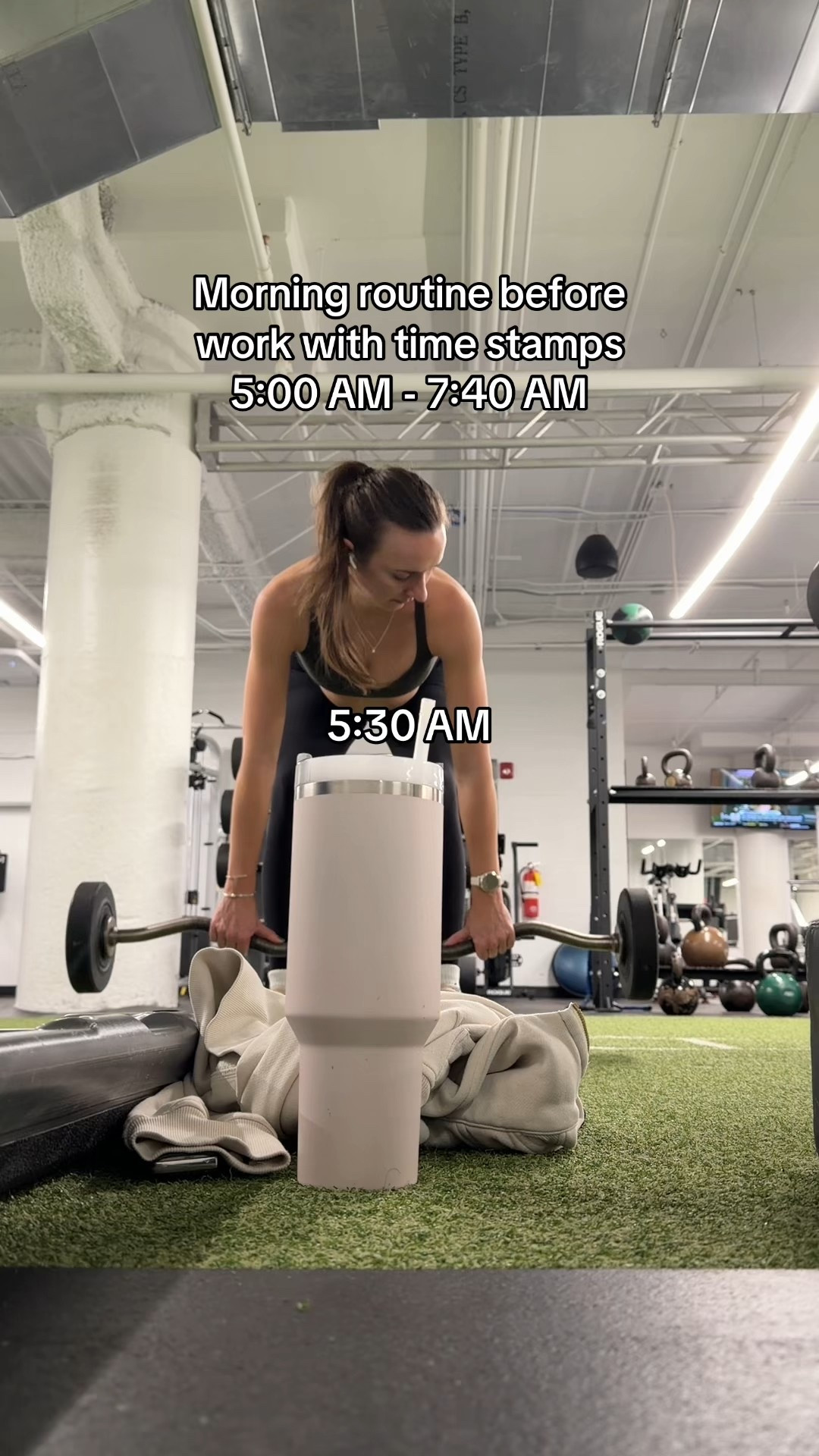 Morning routine before work! From 5AM - 7:40 AM gym, makeup, hair, and ootd!

#LTKWorkwear #LTKmorningroutine #LTKgrwm