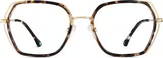 Tortoiseshell Geometric Glasses #7828725 | Zenni Optical | Zenni Optical (US & CA)