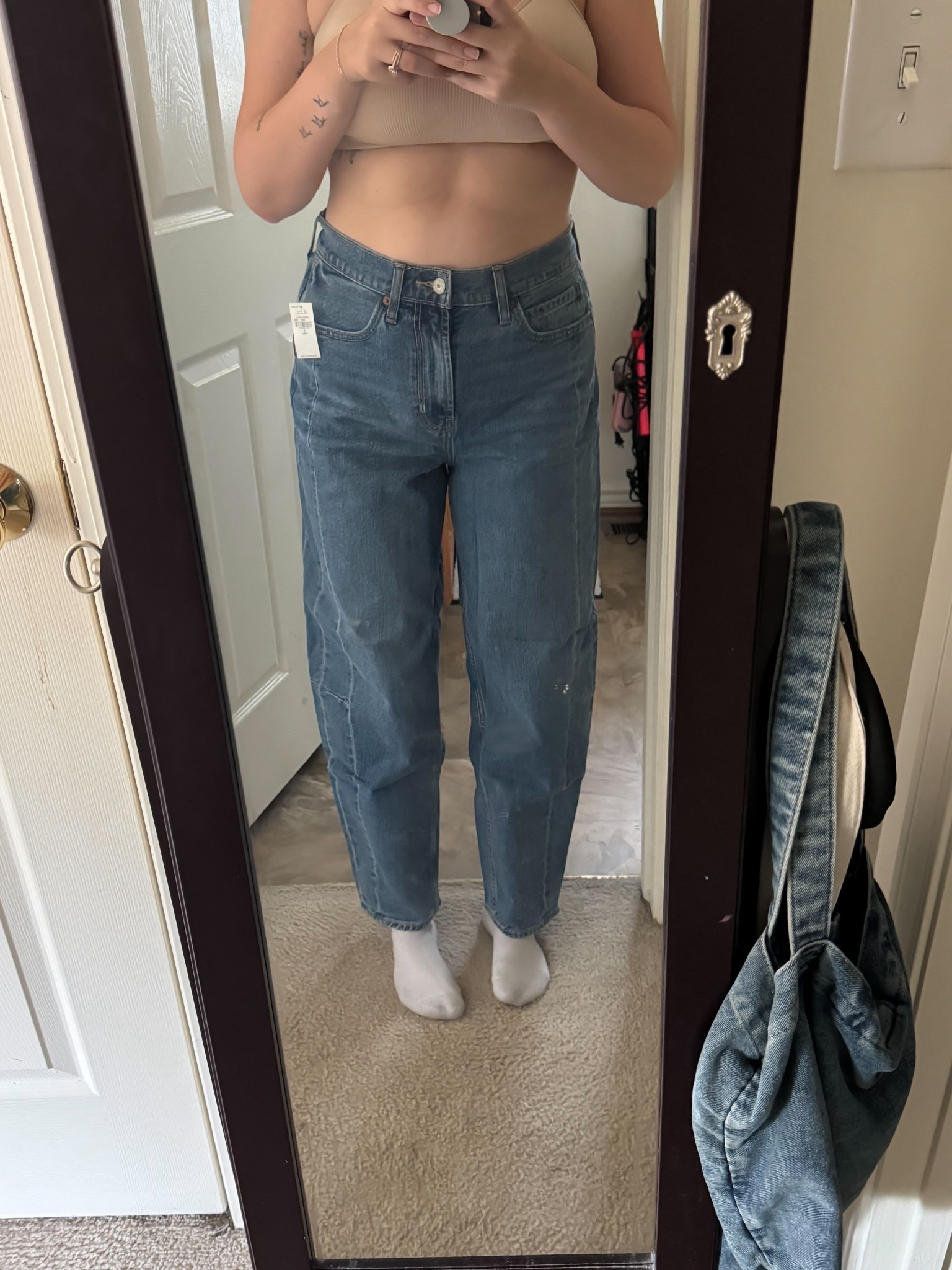 I’m wearing a 8 tall :) — I’m 140 lbs & 5’5 

#LTKMidsize #LTKTall #LTKFindsUnder100