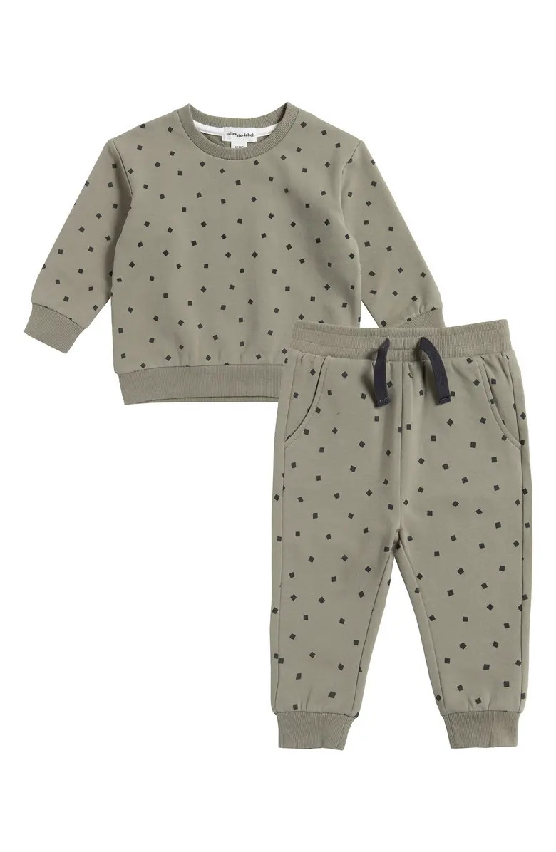 Geo Print Sweatshirt & Sweatpants Set | Nordstrom