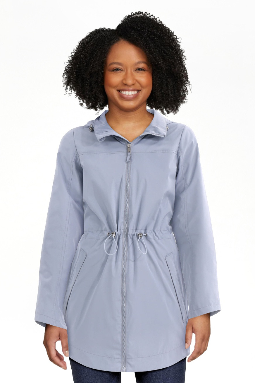 Time and Tru Women's Lightweight Anorak Jacket with Hood, Sizes XS-2X - Walmart.com | Walmart (US)