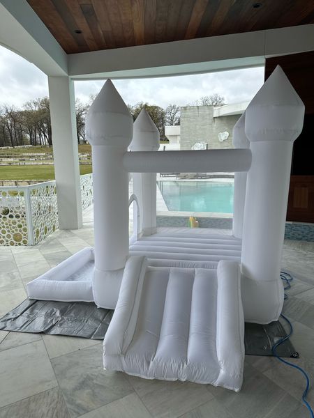 White bouncy house for birthdays. It was not bad on Amazon at all! Only slightly more than renting one for 2 hours

Amazon finds, kids birthday, bouncy house, first birthday, kids birthday ideas 

#LTKbaby #LTKkids #LTKfamily