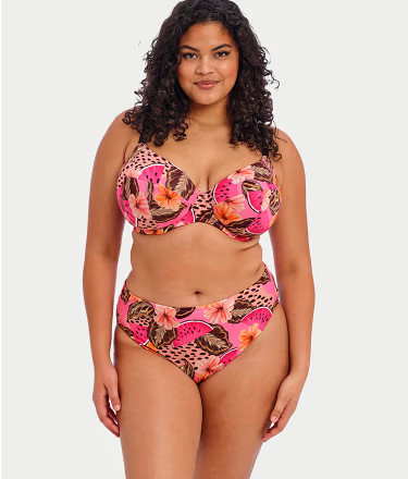 Plus Size Cabana Nights Plunge Underwire Bikini Top | Bare Necessities