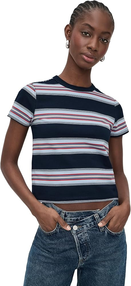 DAZE Women's Zuma Short Sleeve Crew Neck Tee | Amazon (US)