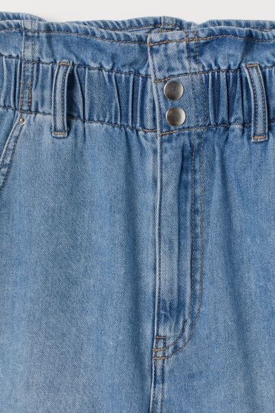 Denim Paper-bag Shorts | H&M (US + CA)
