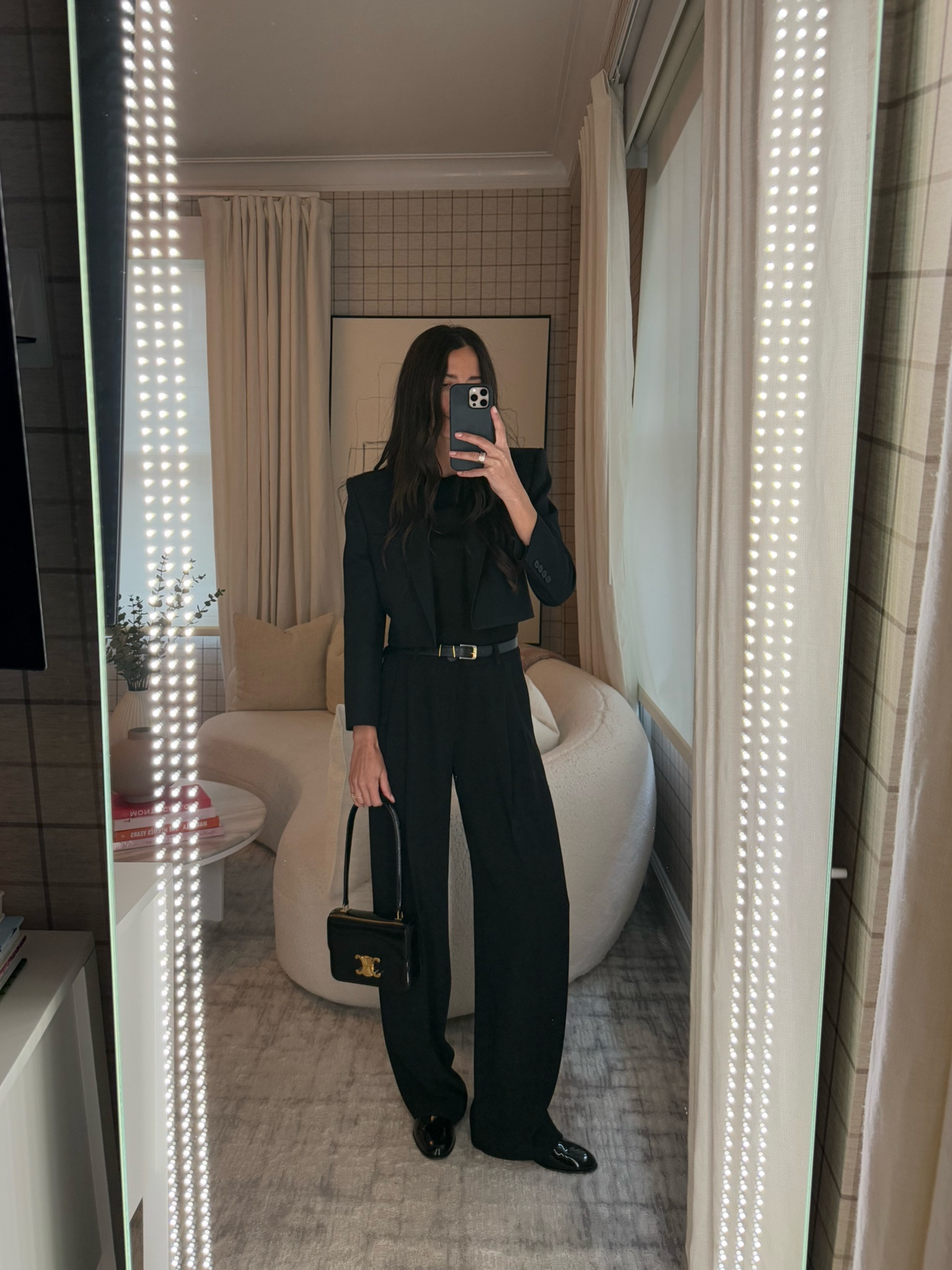 STYLE SESSION: How to style the new Chanel moccasins. My blazer is Saint Laurent and belt is The Row but linked similar!