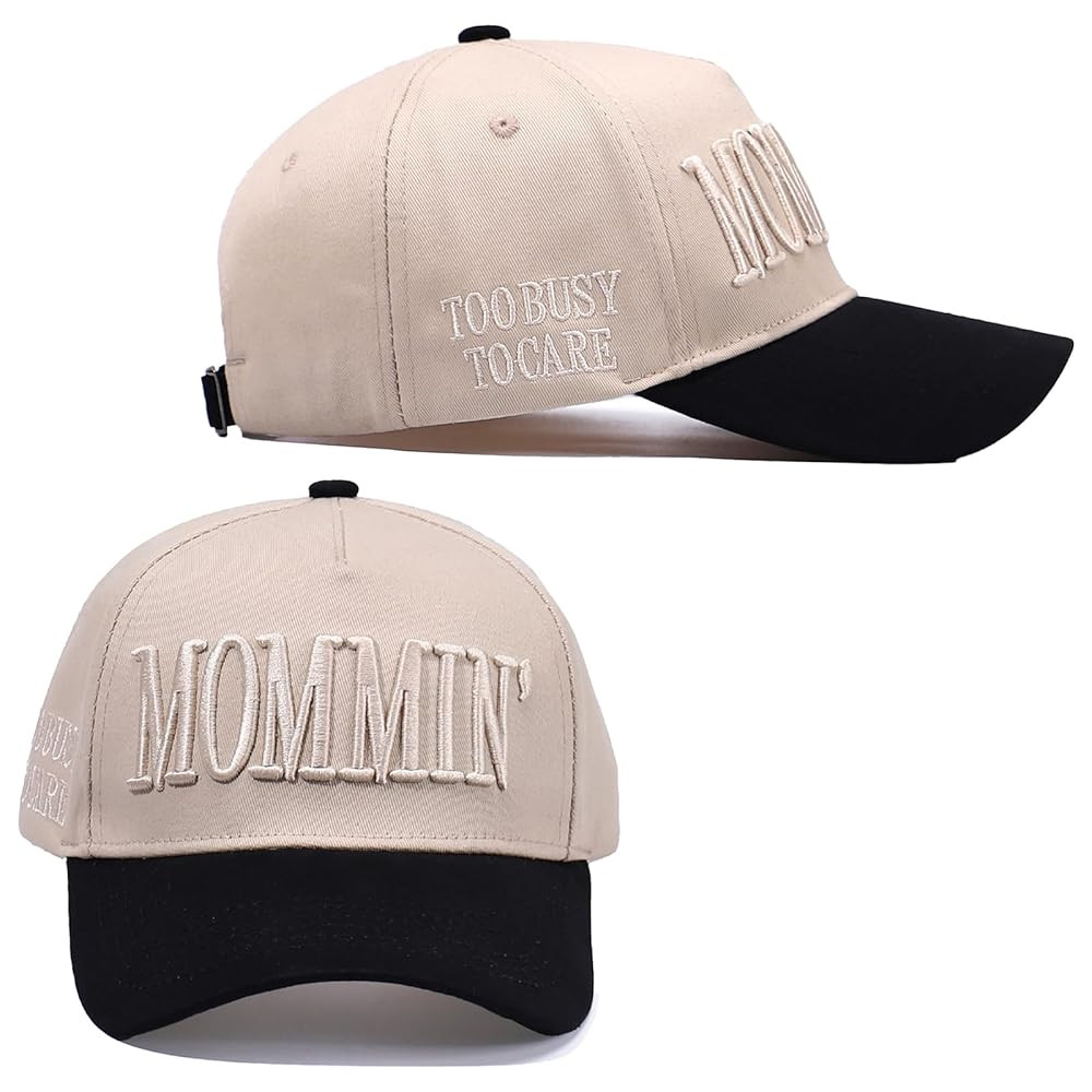 Vintage Two-Tone Trucker Hat Adjustable Baseball Cap with Mommin Embroidery Ponytail Fit Unisex O... | Amazon (US)