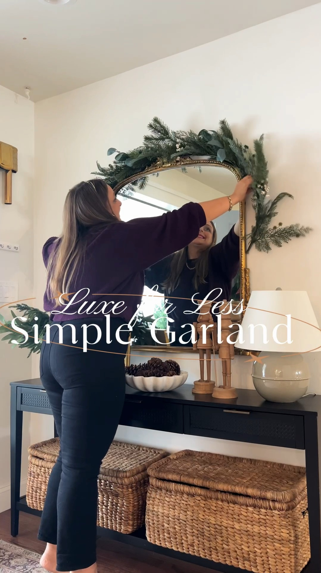 This is just one single strand of garland, and the festive vibe it creates is everything! ✨ At just $30, it’s proof that a simple touch can transform your space. 🎄