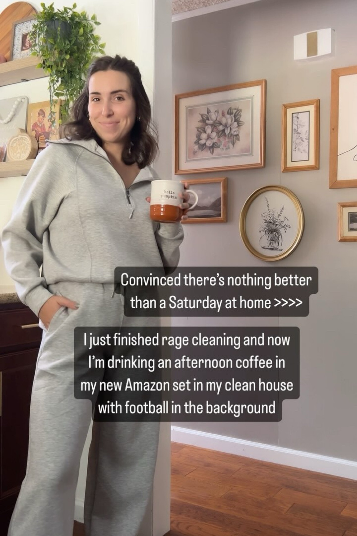 A set you can wear in OR out 🙌🏻 Will def be putting on some tennis shoes and wearing this one out this evening.

This comfy sweats set is Spanx-inspired for $52 vs $128 😱 which is less than HALF the price! And I’m telling you, the fabric/comfort level couldn’t possibly be better 🤩 This set is just soo soft and well-made! 🩶

For the 🔗, follow @hellolexiechilders and comment WANT so I can send it straight to your DMs 🫶🏻

#momswithstyle #momootd #momoutfits #everydaystyle #outfitideas #casualstyle #momstyle #outfitinspo #amazonfashion #spanx #toddlermomoutfit #toddlermomapproved