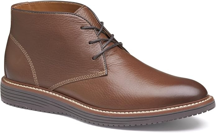 Johnston & Murphy Upton Chukka Boots for Men – Casual & Dress Leather Shoes for Men for Work & ... | Amazon (US)
