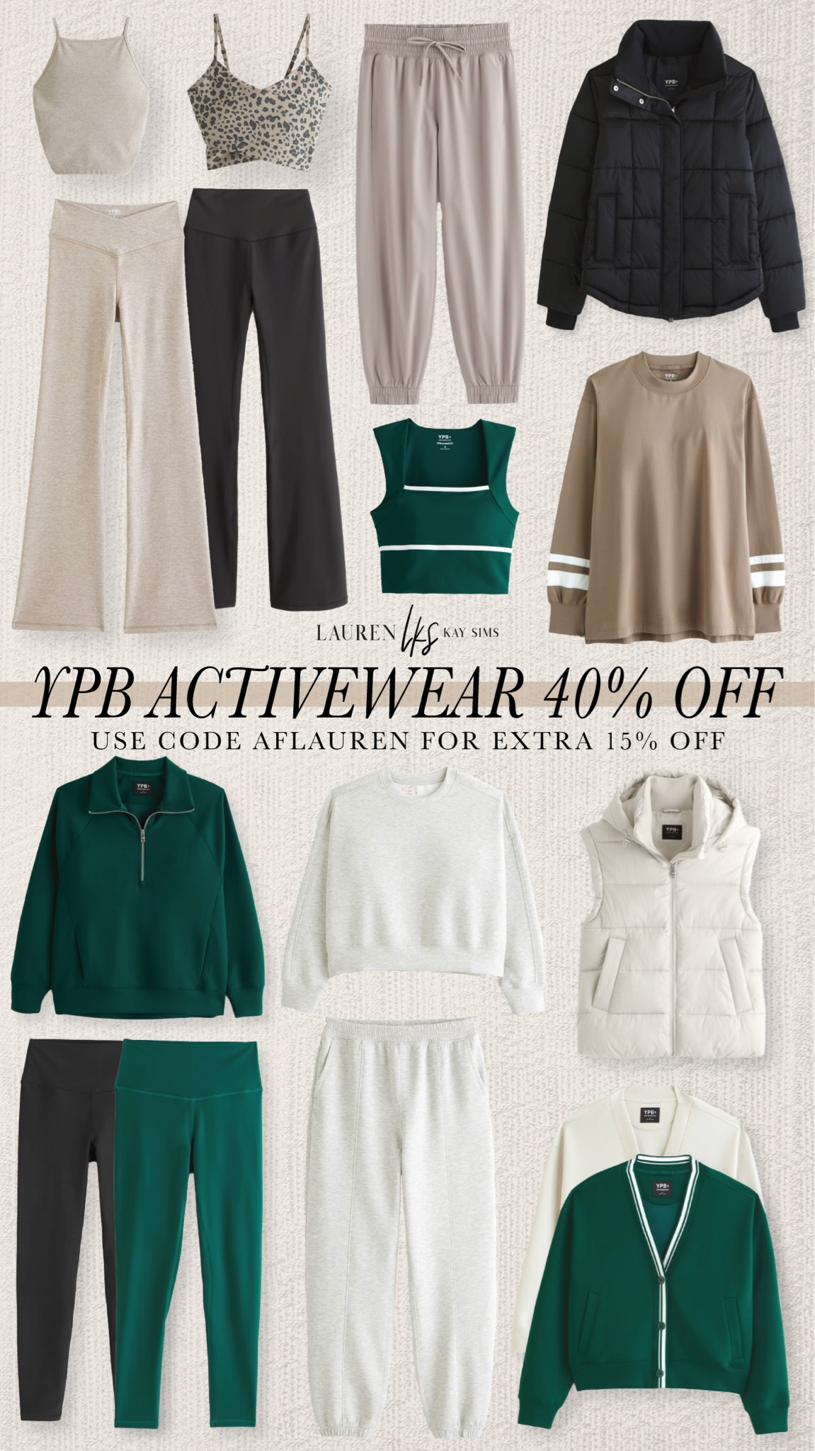 use code AFLAUREN for an extra 15% off 🚨

#LTKFitness #LTKSaleAlert #LTKCyberWeek