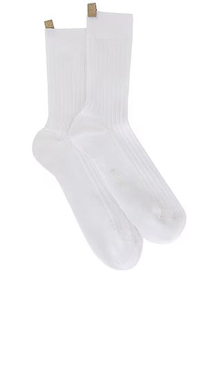 the Yves Sock in White | Revolve Clothing (Global)