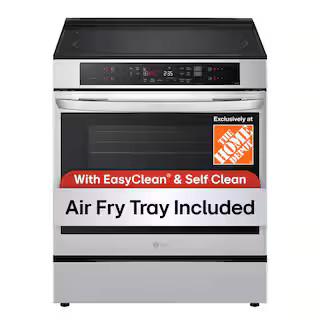 6.3 cu. ft. SMART Induction Slide-In Range in PrintProof Stainless Steel with Convection, EasyClean, and Air Fry Tray | The Home Depot