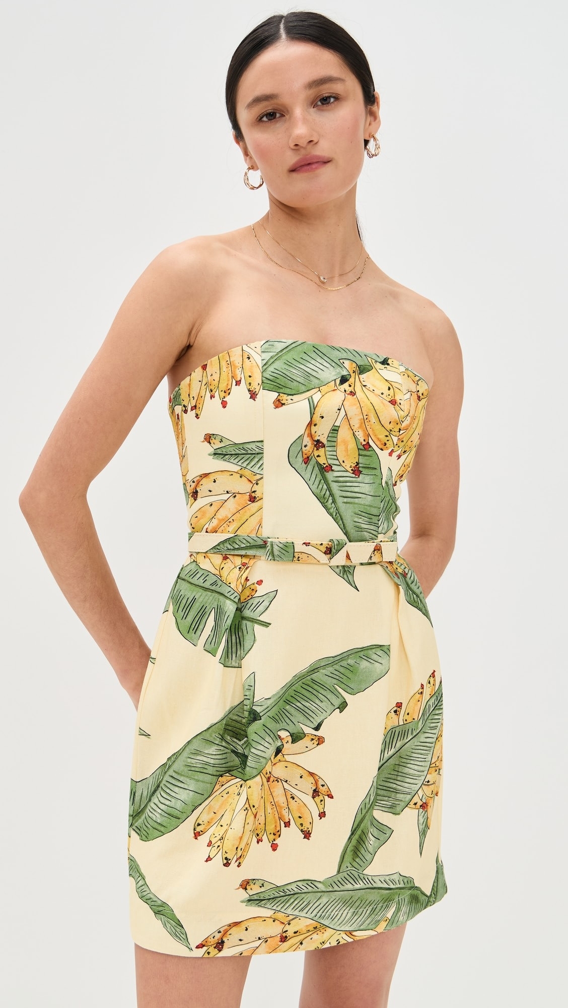 Dress To Strapless Dress In Paradise Print | Shopbop | Shopbop
