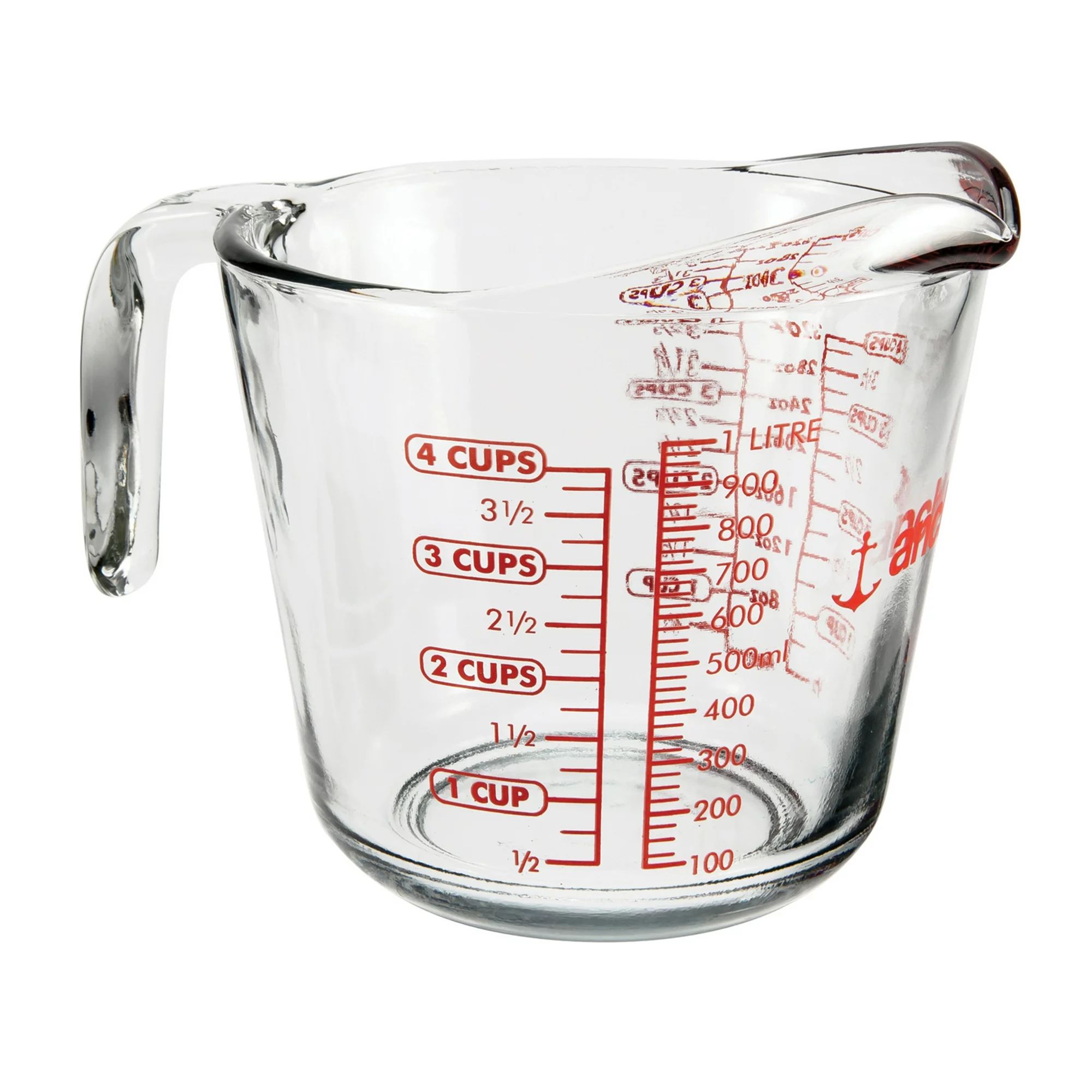 Anchor Hocking Glass Measuring Cup, 4 Cup - Walmart.com | Walmart (US)