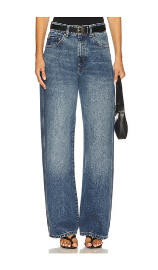 DL1961 Taylor Ultra High Rise Relaxed Barrel Jeans in Blue. - size 31 | Revolve Clothing (Global)