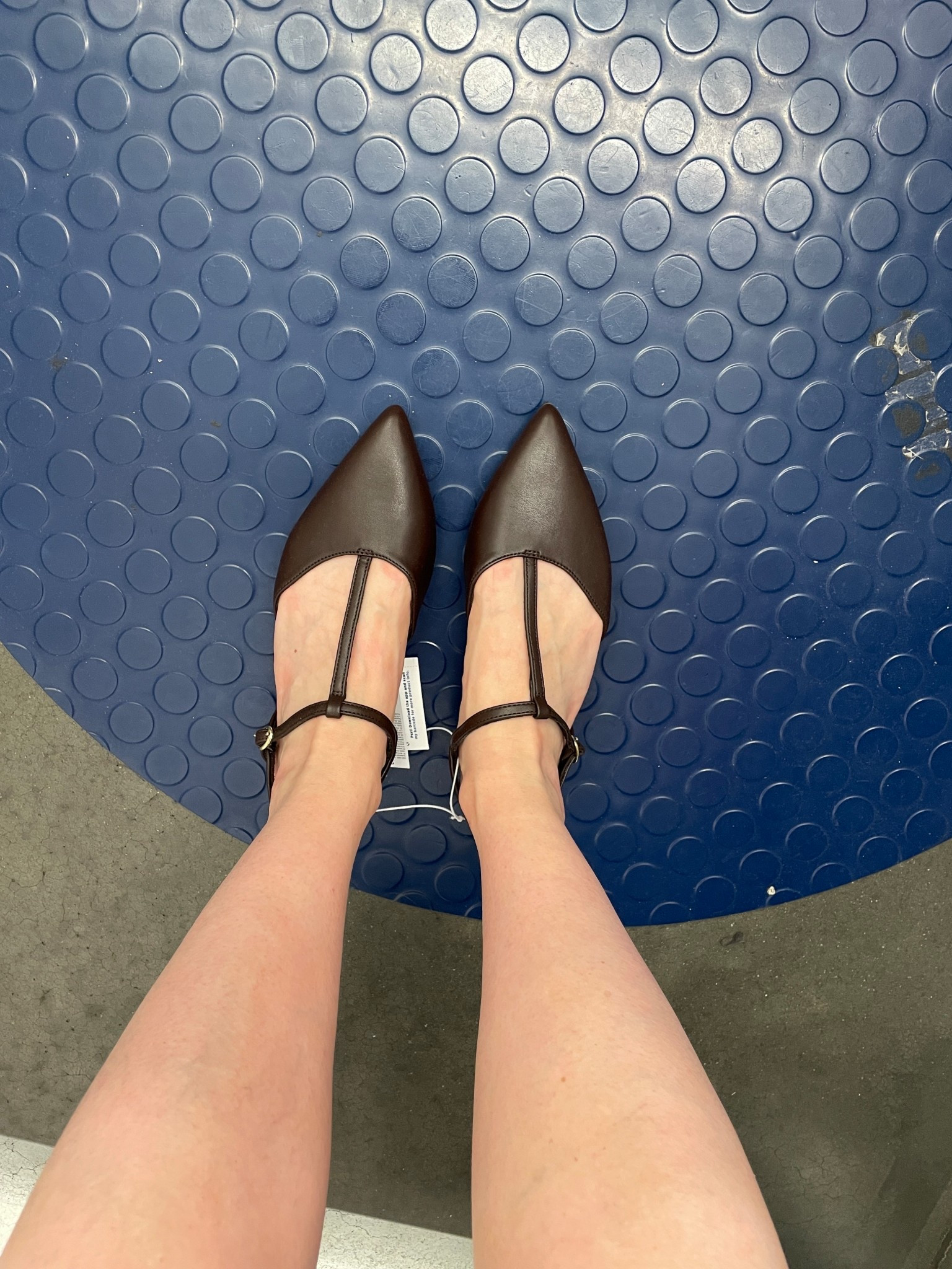 Pointy toe open back flats: TTS, the 7s were just a little too short, but the 8s were a little too big. They’re very comfortable !