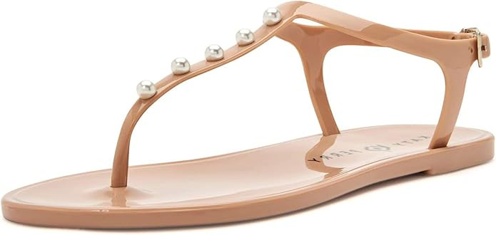 Katy Perry Women's The Geli-T Strap Flat Sandal | Amazon (US)