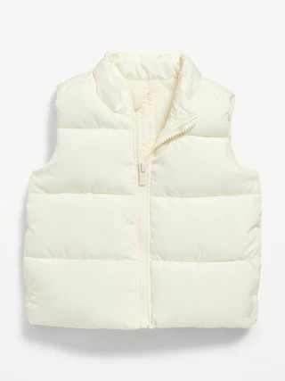 Unisex Water-Resistant Frost Free Puffer Vest for Baby | Old Navy (CA)