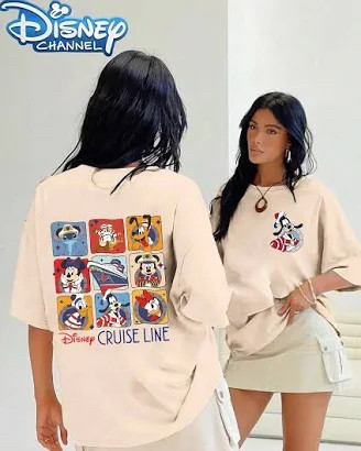 This one is giving effortless Disney cruise outfit 👀✨
Oversized tee + mini skirt = the easiest, cutest combo for onboard days or port adventures ⚓️🐭
And the back graphic?! I’m obsessed with all the characters 🥹
Saving this for my next cruise ASAP 💙
#LTKTravel #DisneyCruise #LTKFinds #DisneyStyle #VacationOutfit 

 
