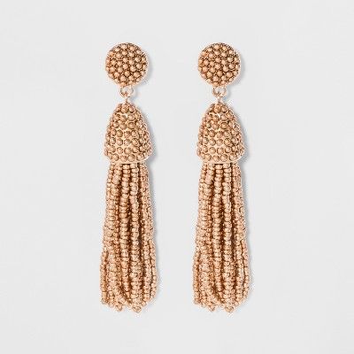 SUGARFIX by BaubleBar Metallic Tassel Drop Earrings | Target