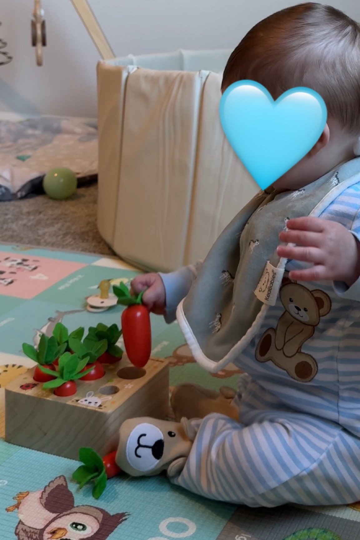 Carrot sorting Montessori toy!! 

#LTKBaby #LTKSaleAlert #LTKKids