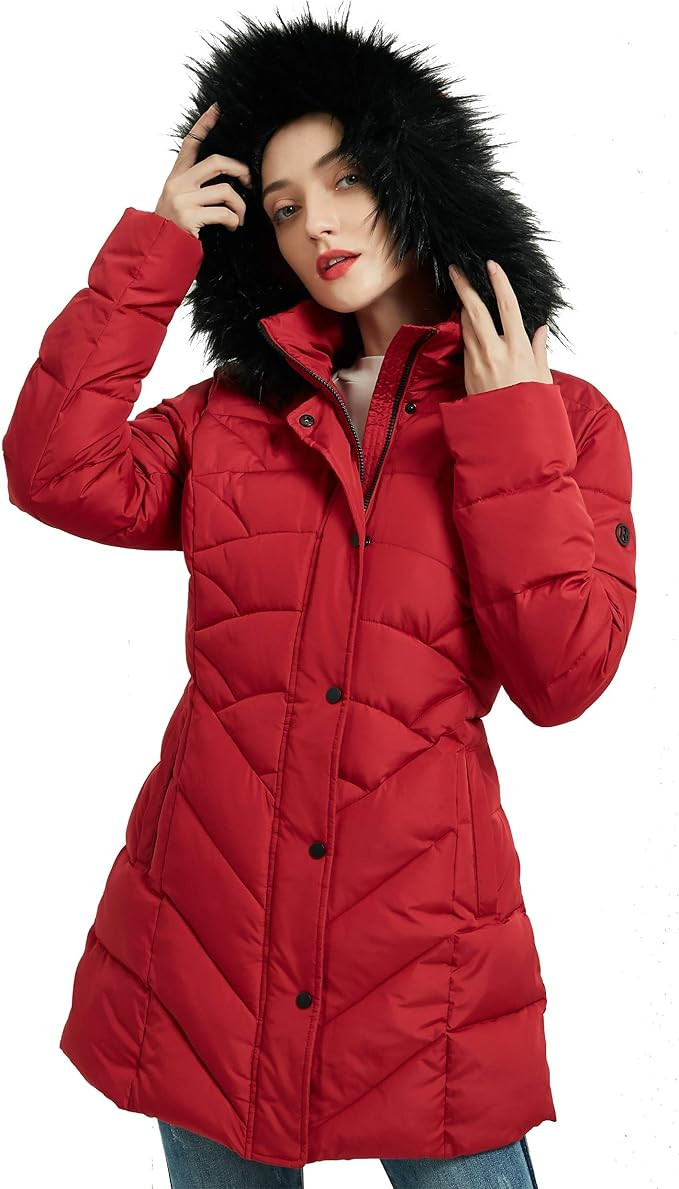 BINACL Women's Winter Warm Thicken Long Outwear Pockets Coat Parka Jacket XS-XXL | Amazon (US)