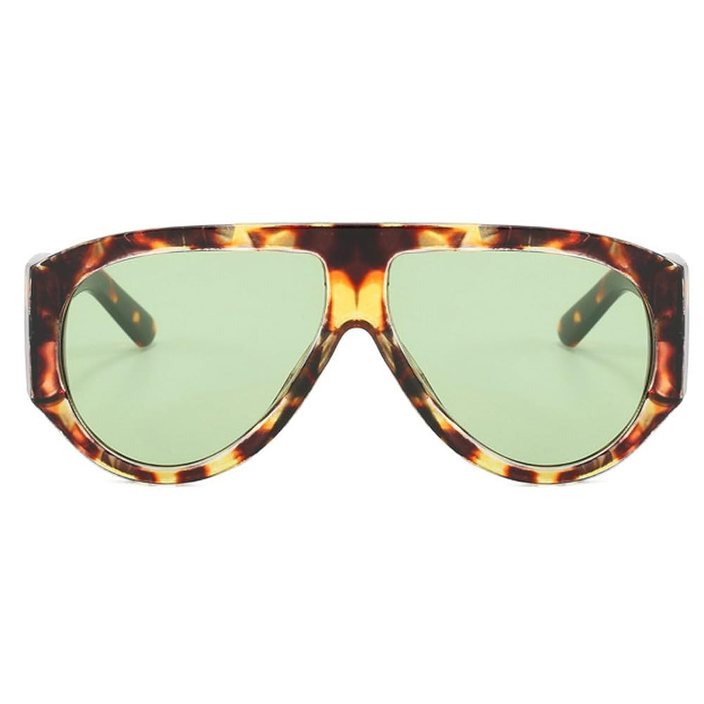 Vintage Oversized Pilot Sunglasses Women For Men Shades Big Frame Windproof Popular Punk Sun Glas... | Amazon (US)