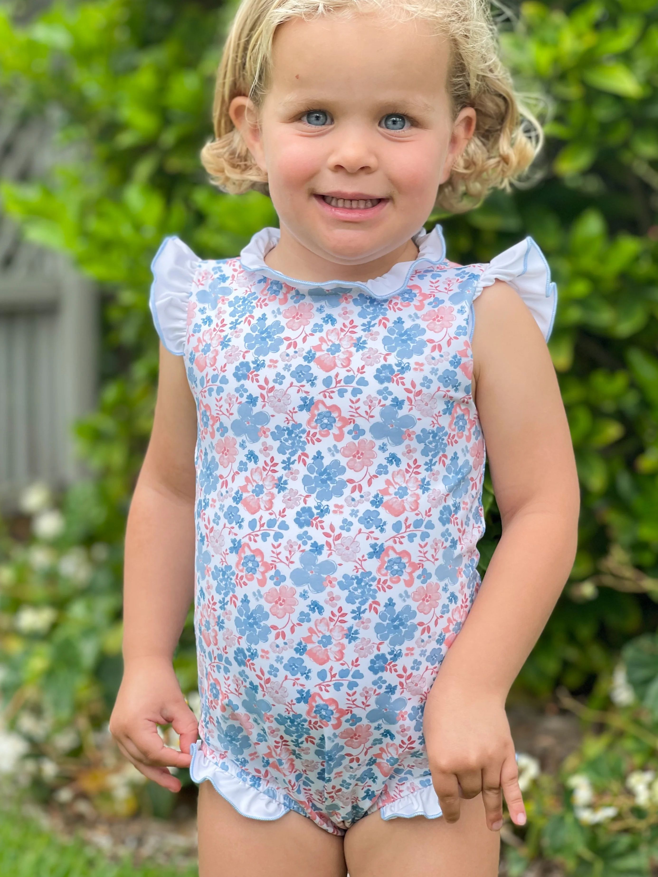 Bingley Suit in July Highland Floral | Sun House Children's
