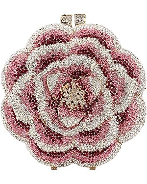 Evening Bag Women's Fashion AAA Rhinestone Metal Chain Clutch Bag | Amazon (US)