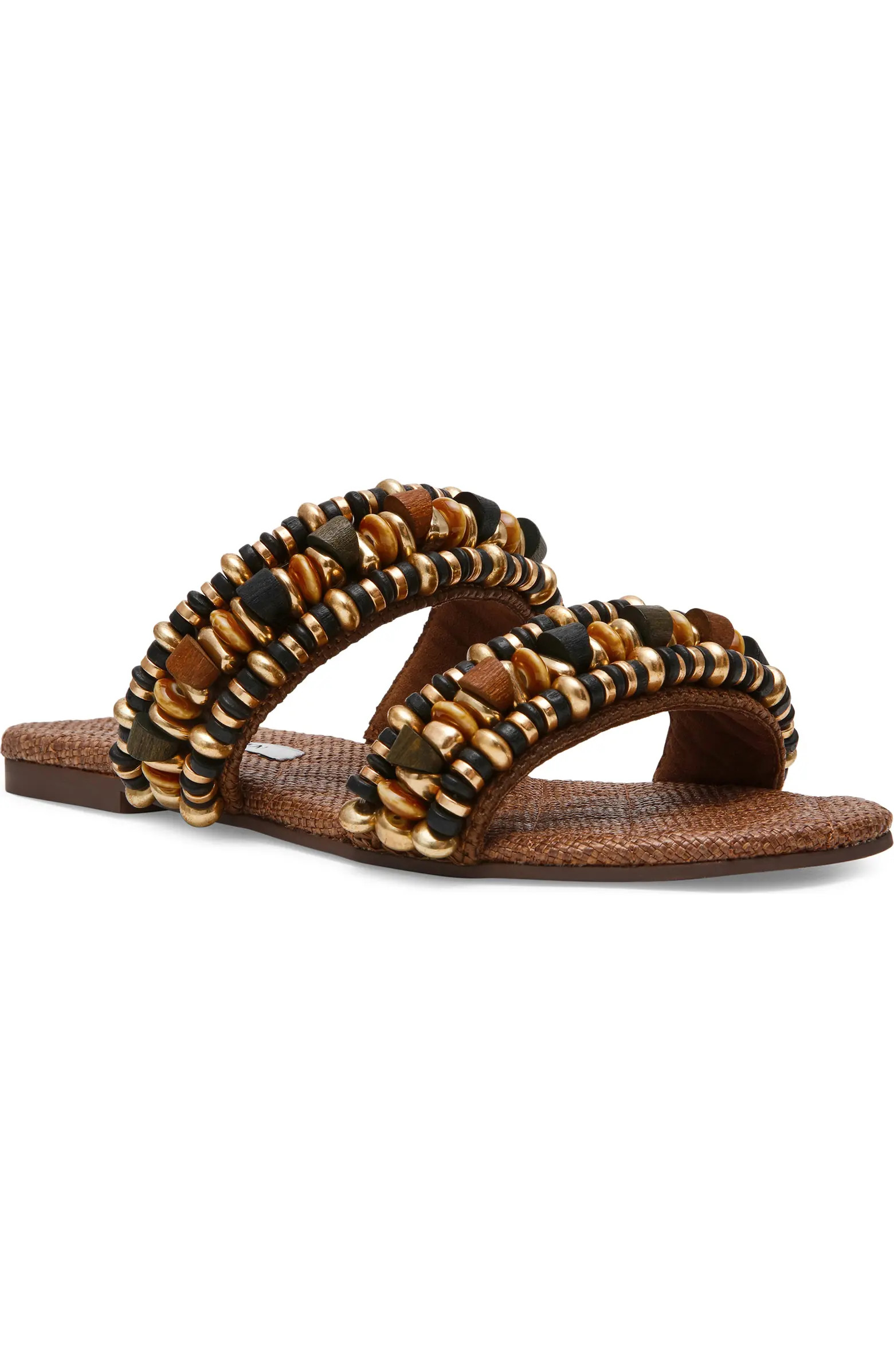 Messima Beaded Two-Strap Sandal (Women) | Nordstrom