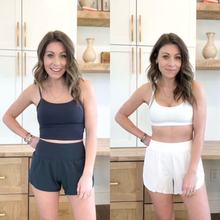 Amazon styles that look & feel like lululemon!! 🤯🤯 I’m wearing a size XS in the shorts and small in the sports bras/tank! 

#LTKstyletip #LTKsalealert #LTKActive