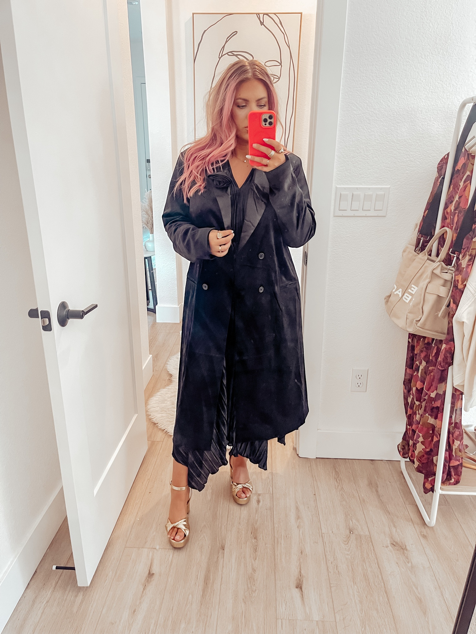 Velvet coat to go over this dress. Perfect for the holidays for dressy events! I got a large. I should have got a medium  

#LTKmidsize #LTKHoliday #LTKSeasonal