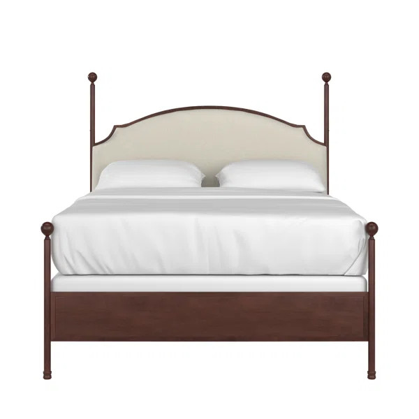 Marinez Upholstered Metal Standard Bed | Wayfair North America