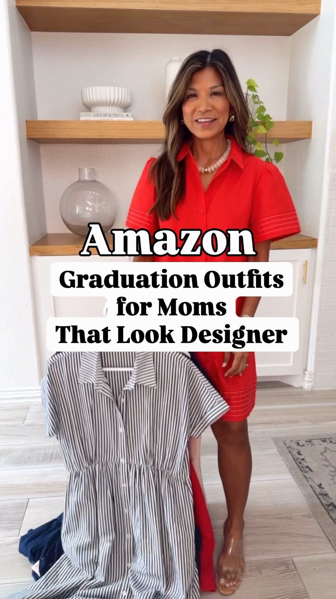 I’m 5’2” 118#ish for reference 
Wearing small in all except striped dress-wearing XS on that. All tts.
Sandals tts.
All Accesories are linked
Graduation outfits, graduation outfits for guests, Amazon finds, over 50 style, midlife fashion, petite fashion,midlife women, affordable fashion, fashion over40

#LTKOver40 #LTKPetite #LTKmomlife