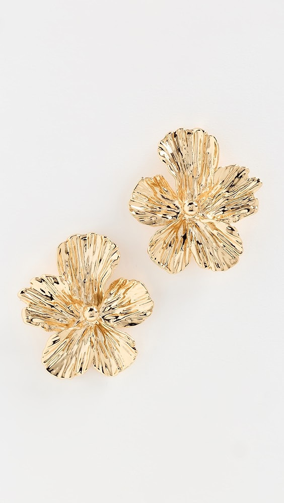 LELET NY Maya Floral Button Earrings | Shopbop | Shopbop