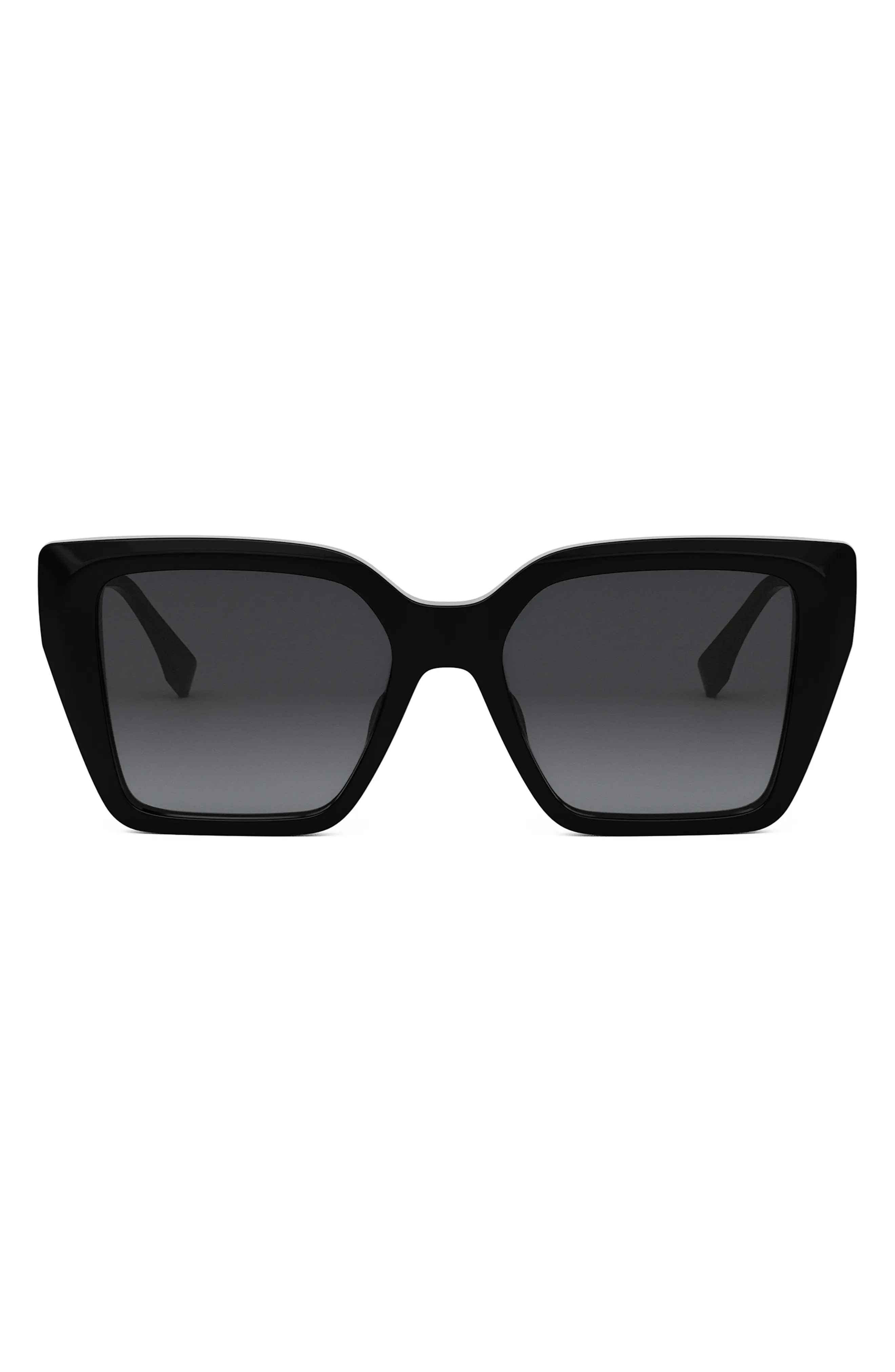 FF Diamonds 54mm Gradient Square Sunglasses (Women) | Nordstrom | Nordstrom