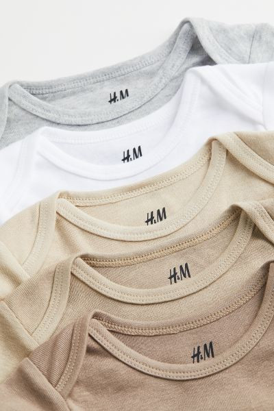 5-pack Cotton Shirts | H&M (US + CA)