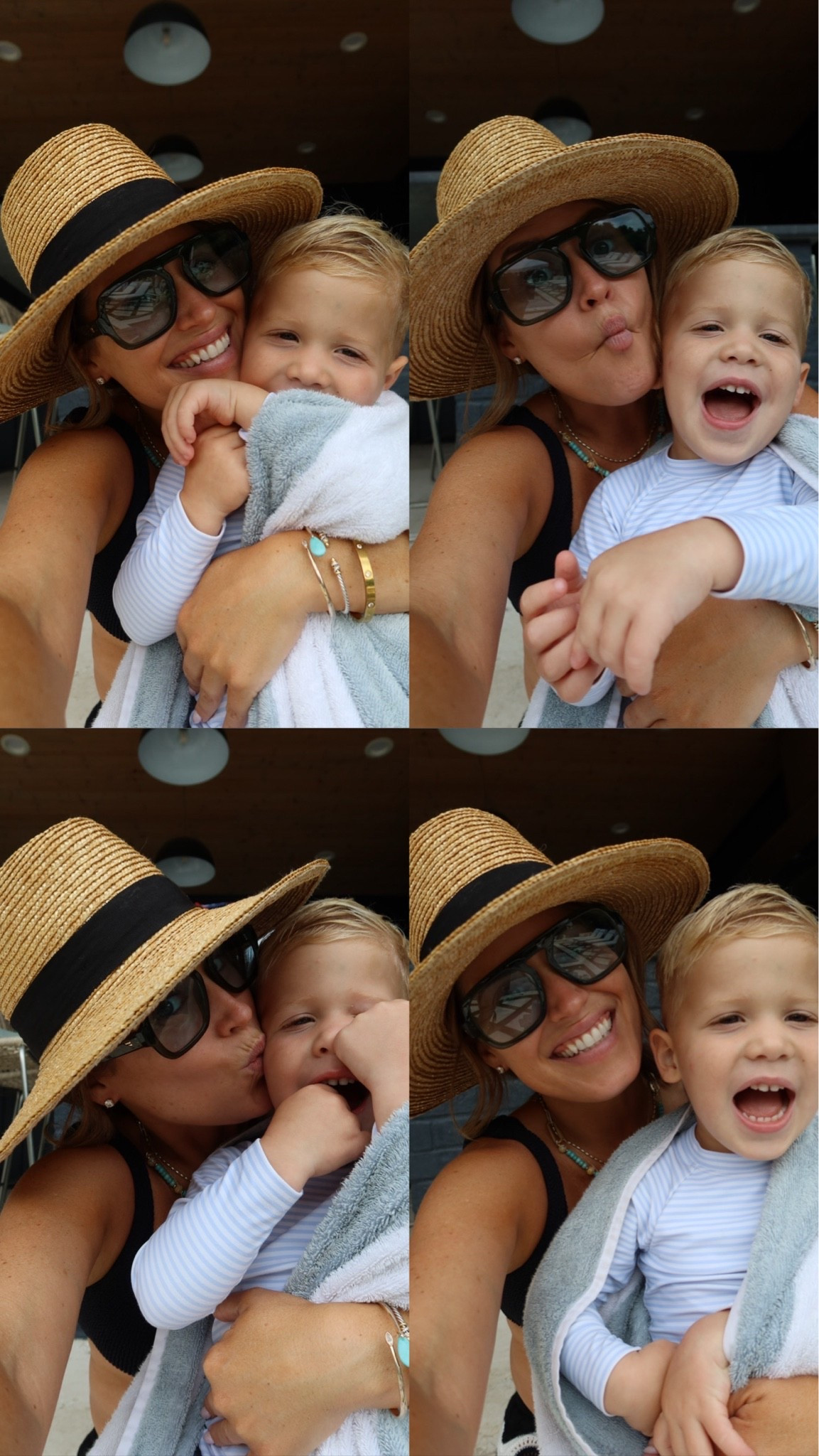 Sharing my bikini, hat, and sunglasses from today + August’s rashguard. Bikini is one size fits all (a fave while pregnant!) & wearing a small in the straw hat - have had for 6ish years and it’s a classic! Sunglasses are a recent Amazon find - love the olive green color + shape! 

Currently 25 weeks pregnant.

Bikini, swimsuit, bump friendly, maternity, Amazon sunglasses, straw hat, beach, vacation

#LTKSwim #LTKmomlife #LTKBump