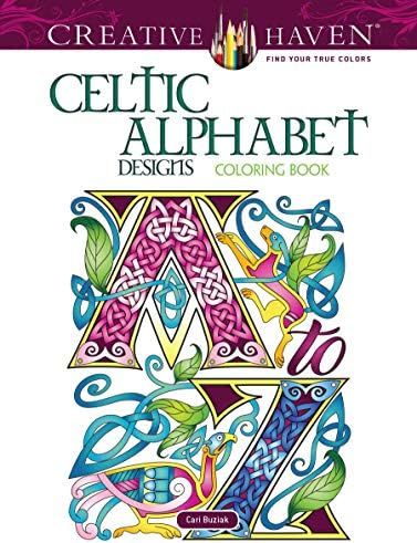 Creative Haven Celtic Alphabet Designs Coloring Book (Creative Haven Coloring Books) | Amazon (US)