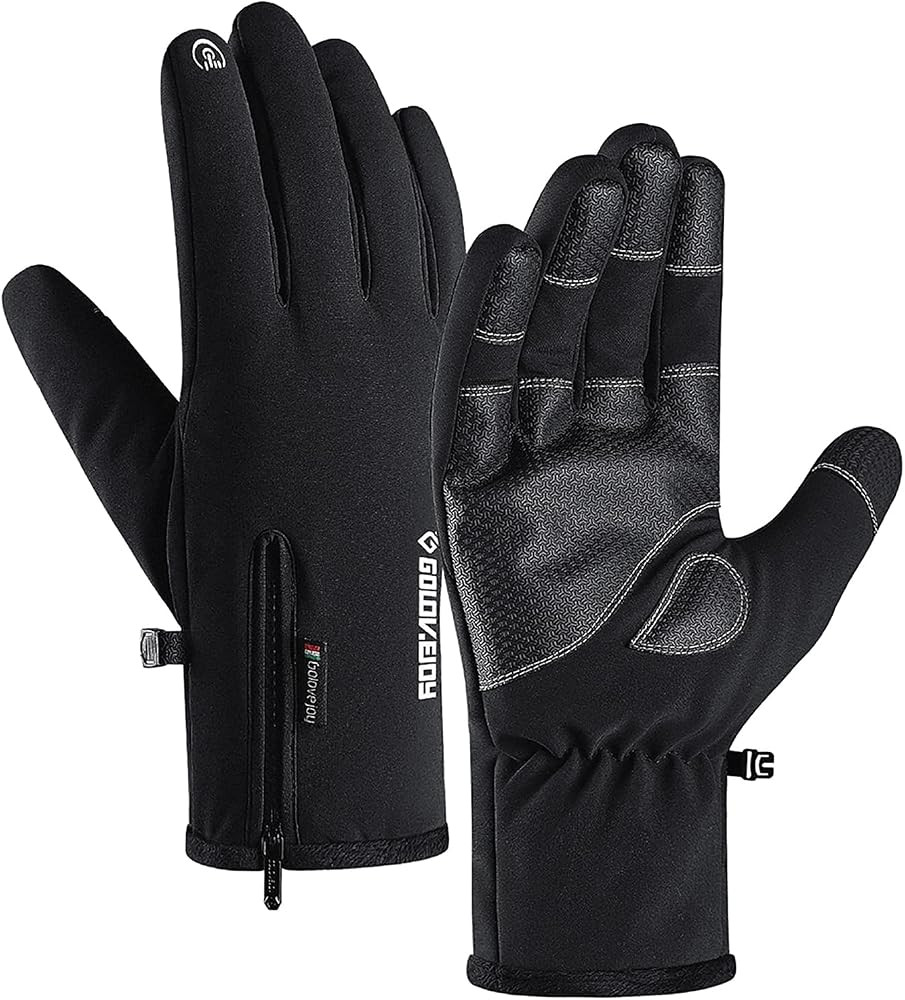Y&R Direct Mens Winter Gloves -30℉Windproof Waterproof Touch Screen Gloves for Outdoor Work | Amazon (US)