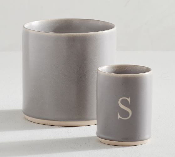 Mason Ceramic Scented Candles - Grey Oak | Pottery Barn (US)