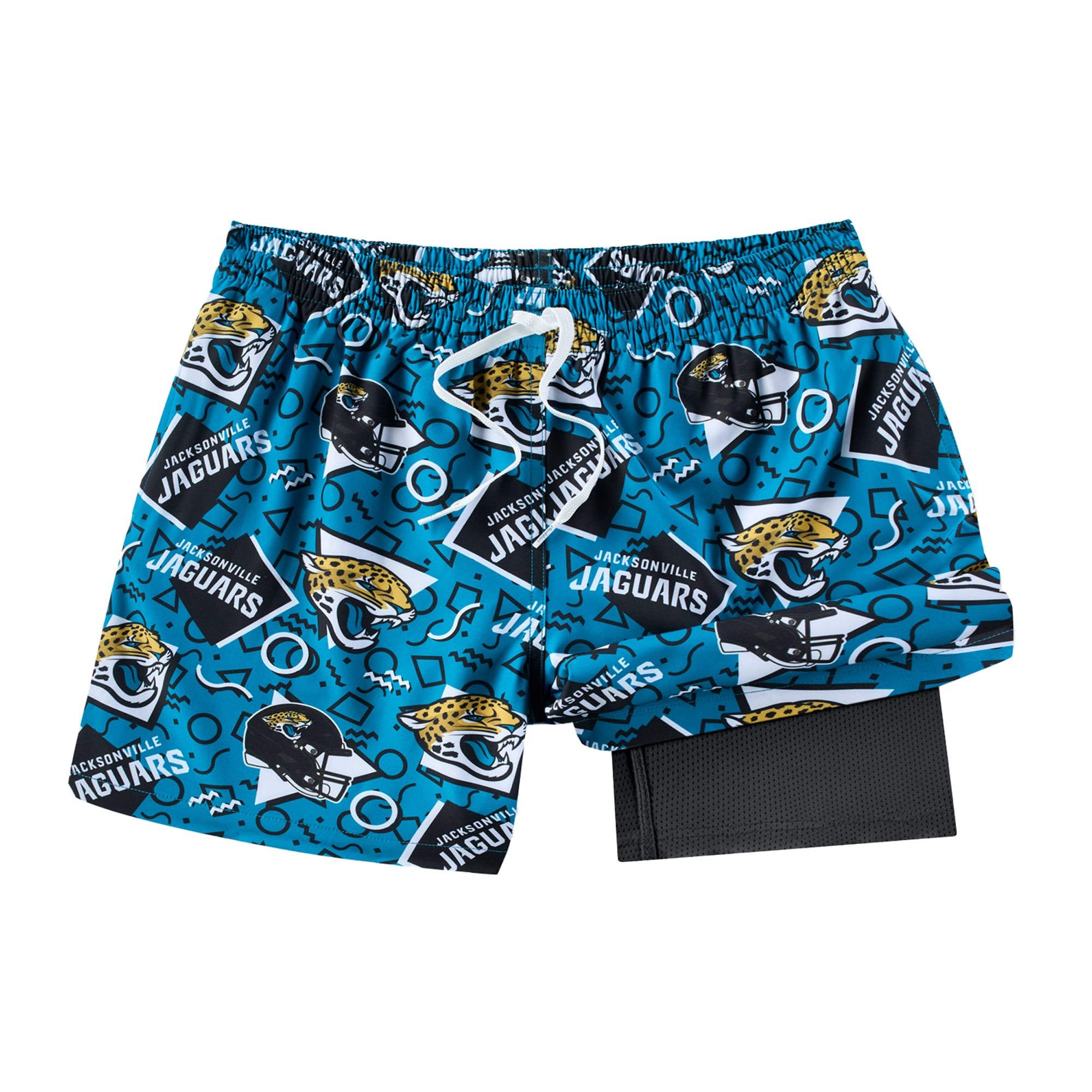 Men's Jacksonville Jaguars Chubbies Teal Game Day Fit Classic Lined Swim Trunks | NFL Shop
