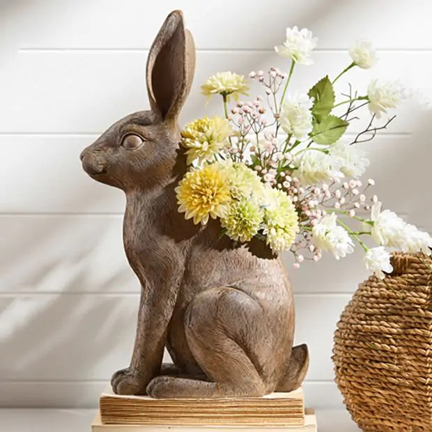 Farmhouse Bunny Planter | Antique Farm House