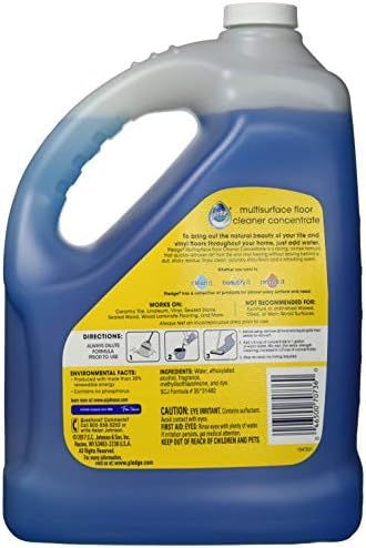 Pledge Multi-Surface Floor Cleaner Concentrated Liquid, Shines Hardwood, Rainshower, 1 Gallon | Amazon (US)